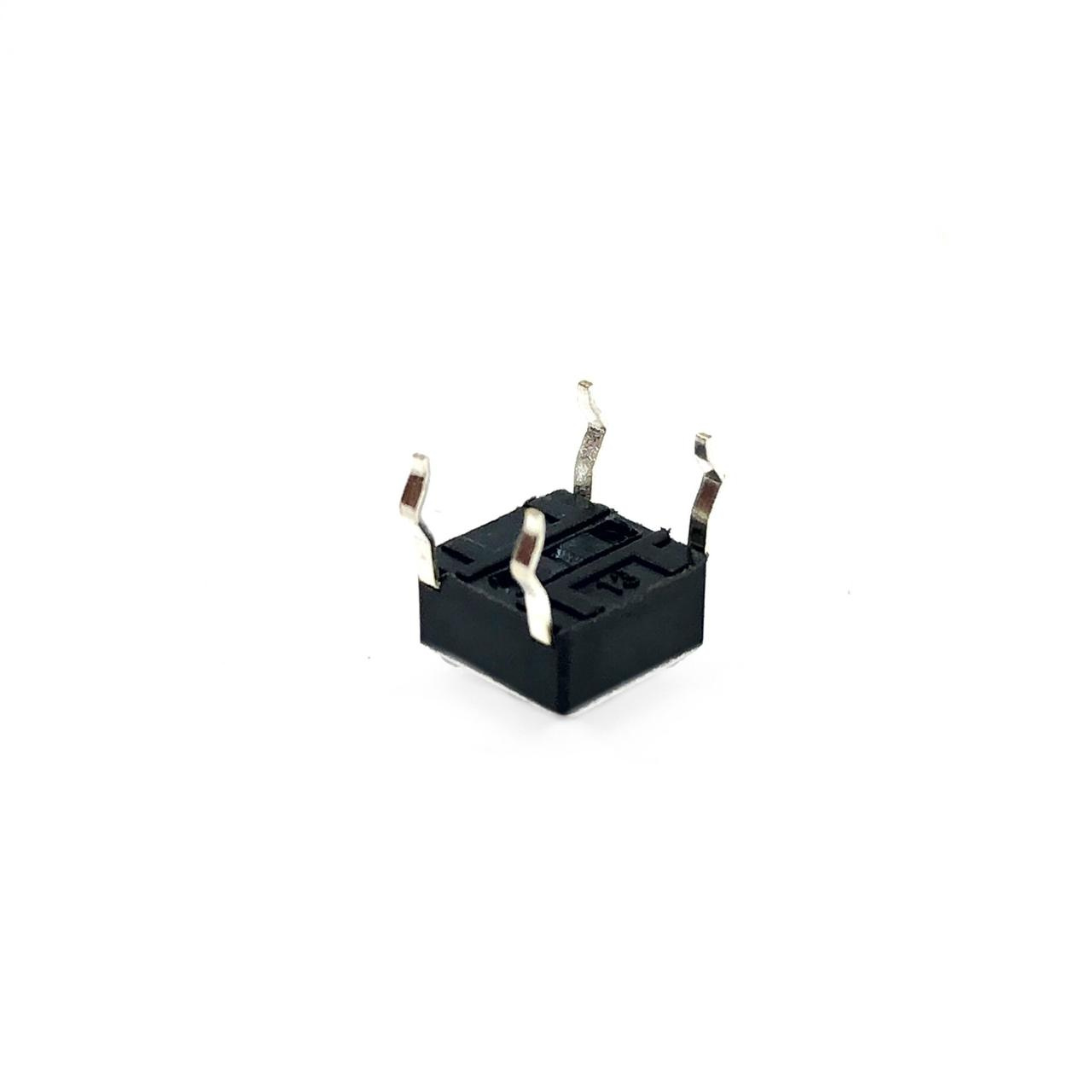 CHAVE TACT SWITCH 6X6X4,3MM 180 GRAUS